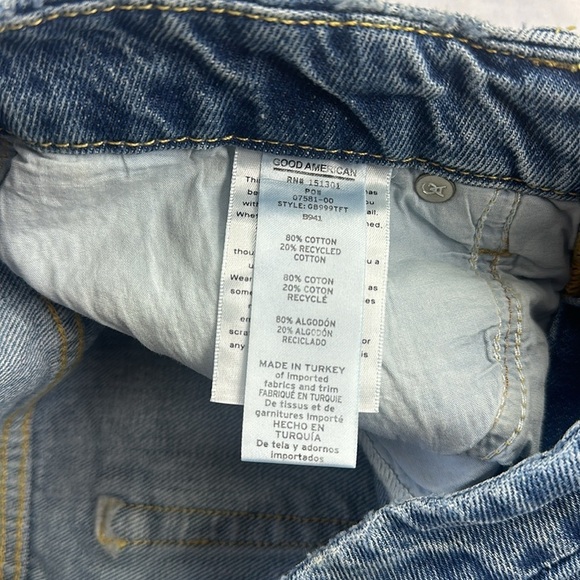 NWT Good American “Good Boy” Curvy Straight Leg Jeans - Picture 12 of 12